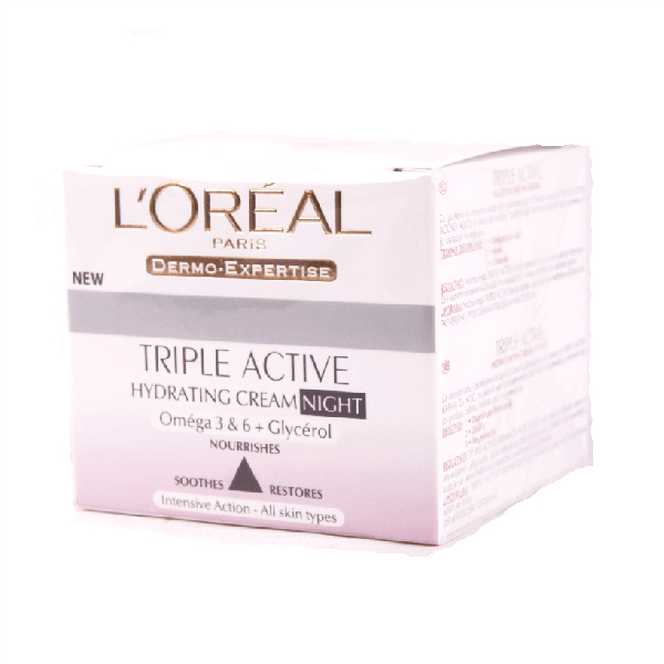 Noćna krema Dermo Triple Active Night A4533600 LOREAL